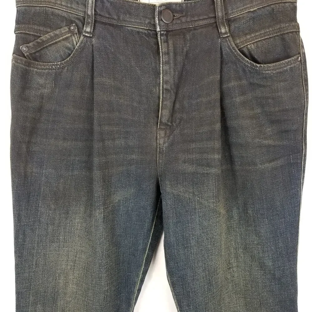 Free People High Rise Tapered Leg Ankle Jeans Size 26